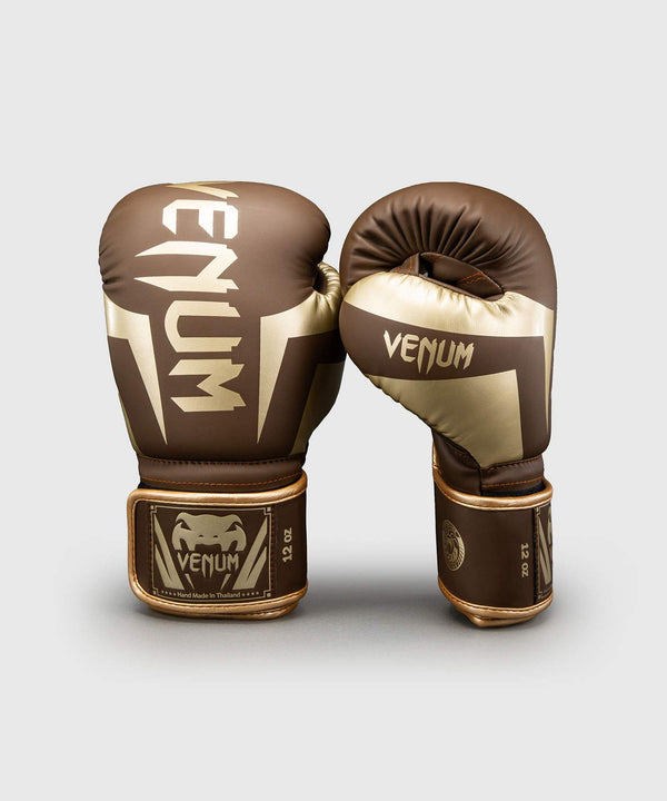 Luvas de boxe Venum Elite – Castanho escuro