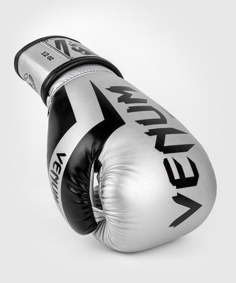 Luvas de boxe Venum Elite – Prateado/Preto