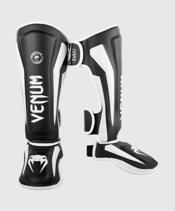 Venum Schienbeinschoner Kickboxen Elite – Schwarz/Weiß
