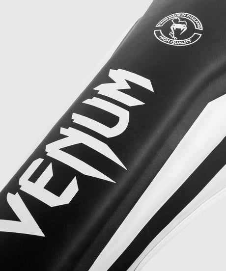 Venum Schienbeinschoner Kickboxen Elite – Schwarz/Weiß