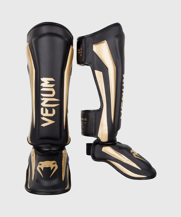 Venum Schienbeinschoner Kickboxen Elite – Schwarz/Gold