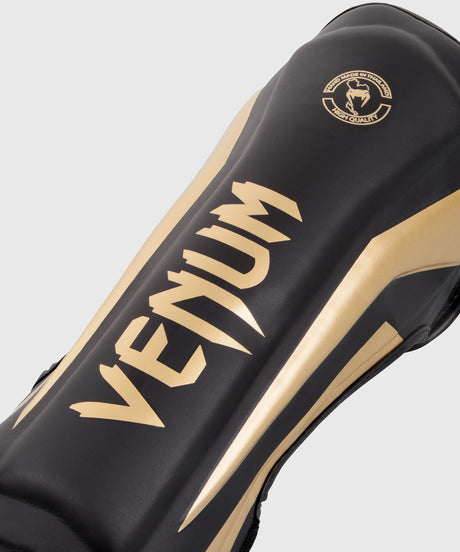Venum Shin guards Elite – Black/Gold