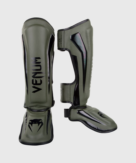 Venum Schienbeinschoner Elite – Grün/Schwarz