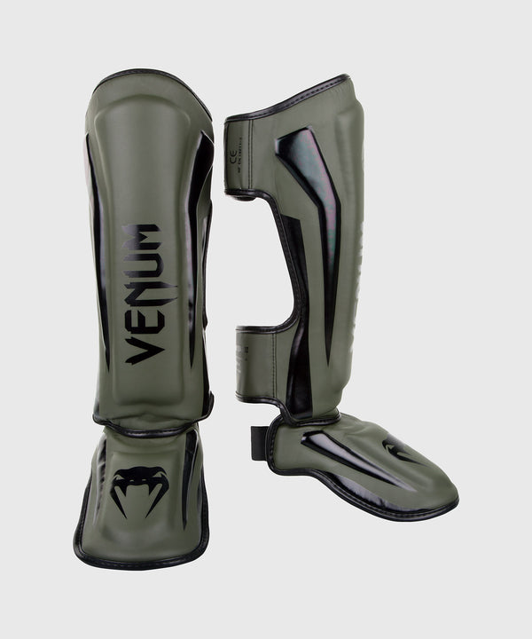 Venum Schienbeinschoner Elite – Grün/Schwarz