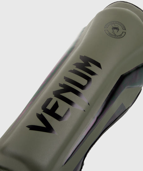 Venum Schienbeinschoner Elite – Grün/Schwarz