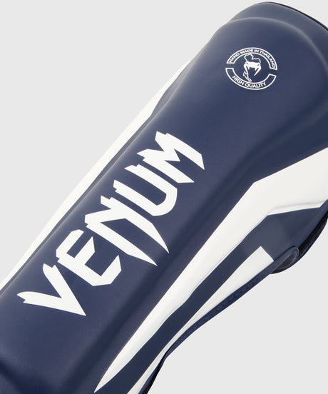 Venum Schienbeinschoner Kickboxen Elite – Marineblau/Weiß