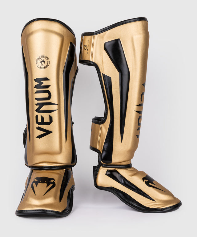 Venum Shin guards Elite - Gold/Black