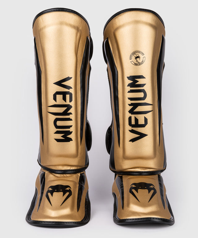 Venum Shin guards Elite - Gold/Black