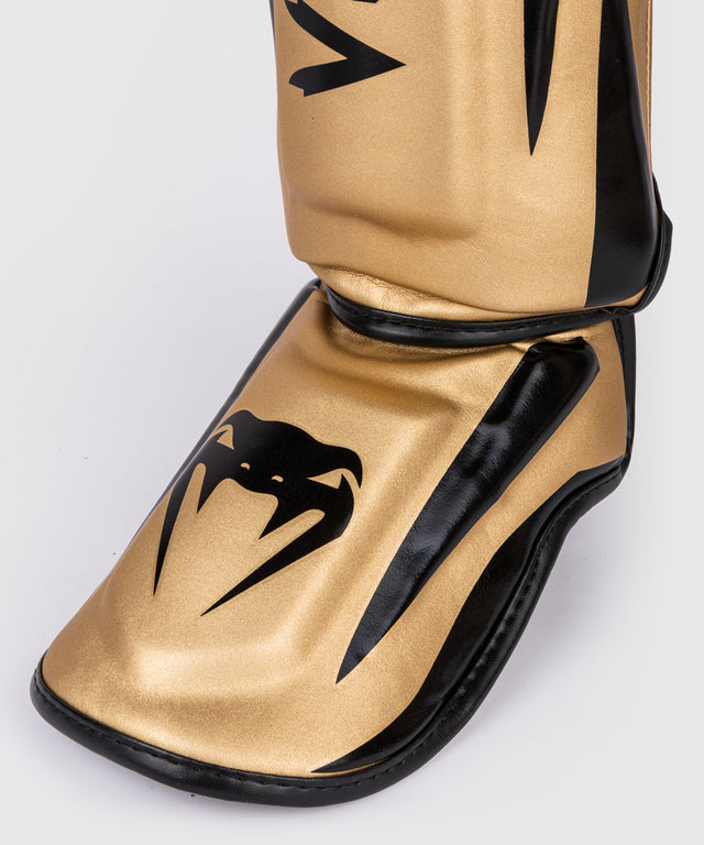 Venum Shin guards Elite - Gold/Black