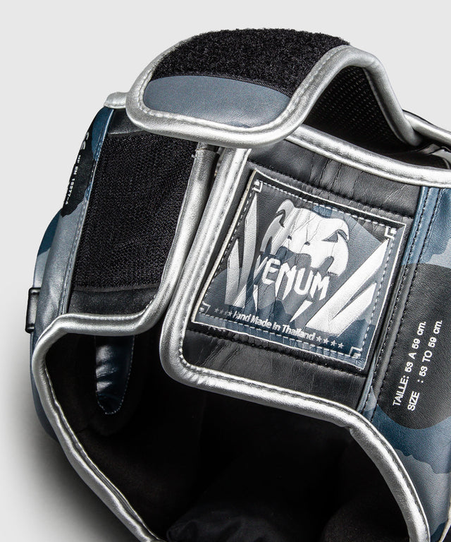 Venum Kopfschutz Elite Camo – Dunkelblau/Blau