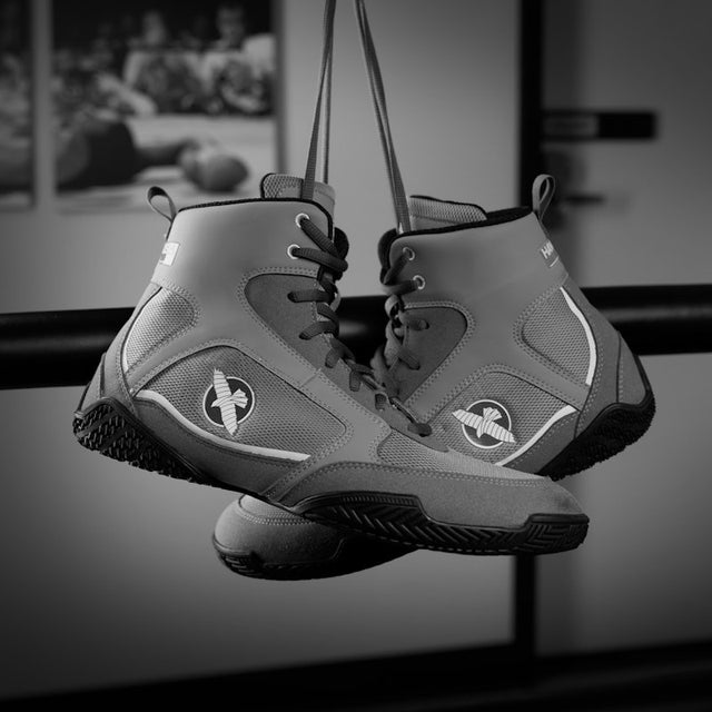 Botas de boxe Hayabusa Pro – Cinzento