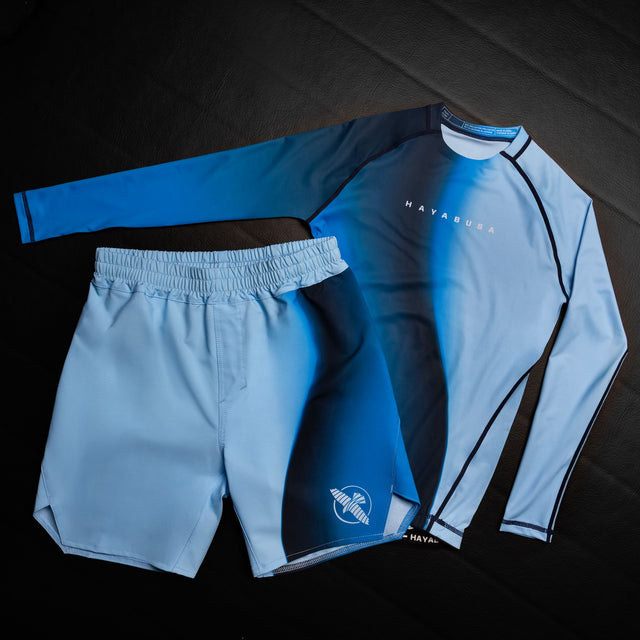 Rashguard Hayabusa Apex Nova Maniche Lunghe Bambini - Blu