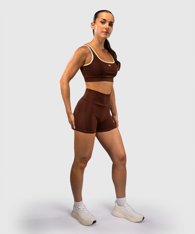 Reggiseno sportivo Venum Viper da donna – Marrone