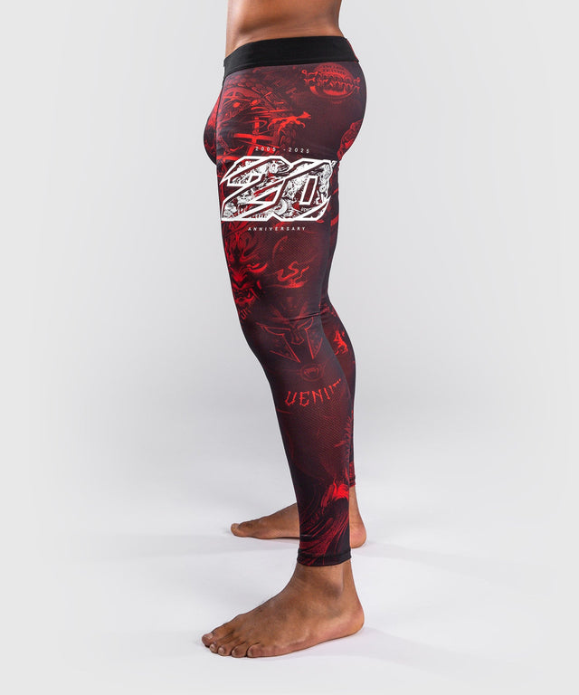 Pantaloncini a compressione Venum 20th Anniversary – Nero/Rosso