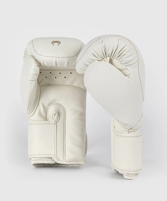 Venum Boxing Gloves Impact Evo Scales - Ivory White
