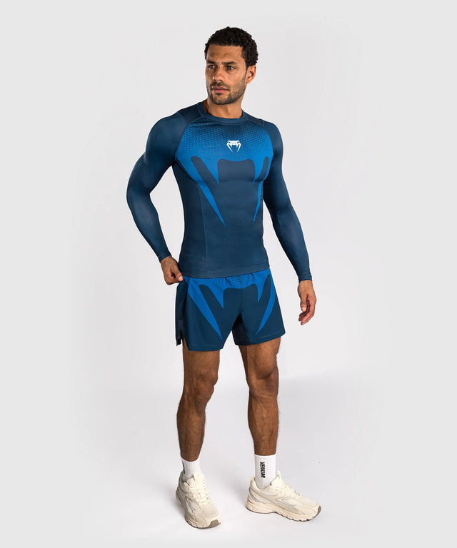 Venum No Gi Rashguard Långa ärmar - Blå