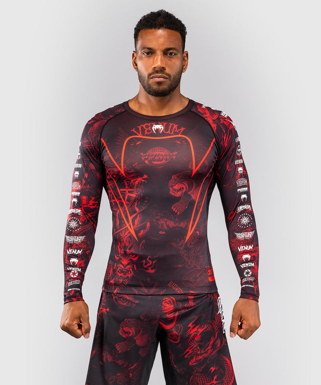 Venum Rashguard 20th Anniversary Långärmad – Svart/Röd