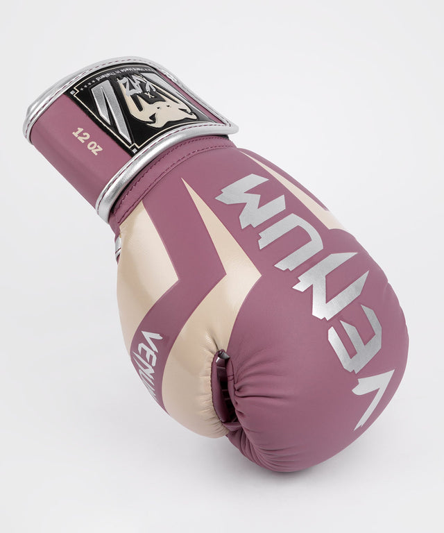 Venum Boxhandschuhe x Kaz – Dunkelorchidee/Silber