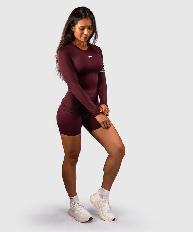 Rashguard Venum Talisman Manches Longues – Prune
