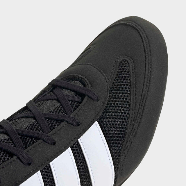 Buty bokserskie Adidas Box Hog Classic – Czarne/Białe