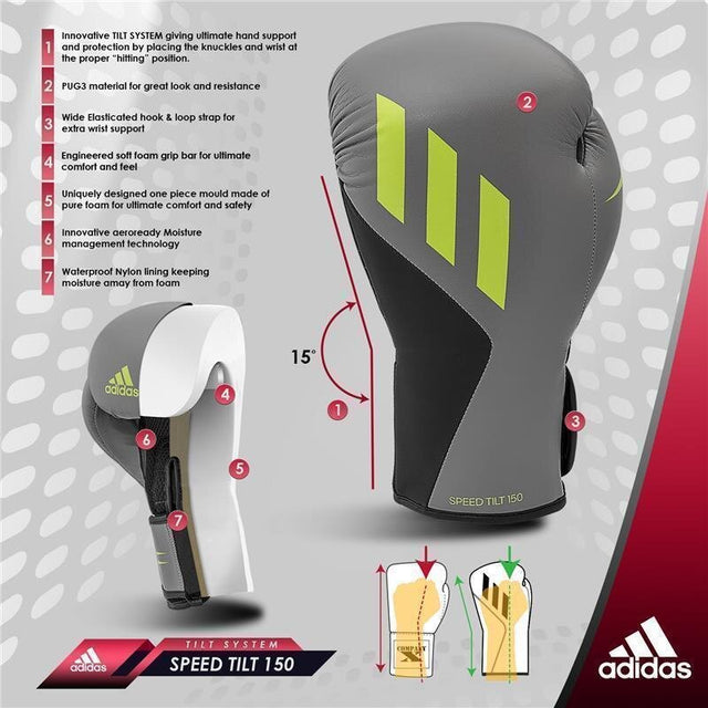 Adidas Boksehandsker Speed Tilt 150 - Sort/Grå