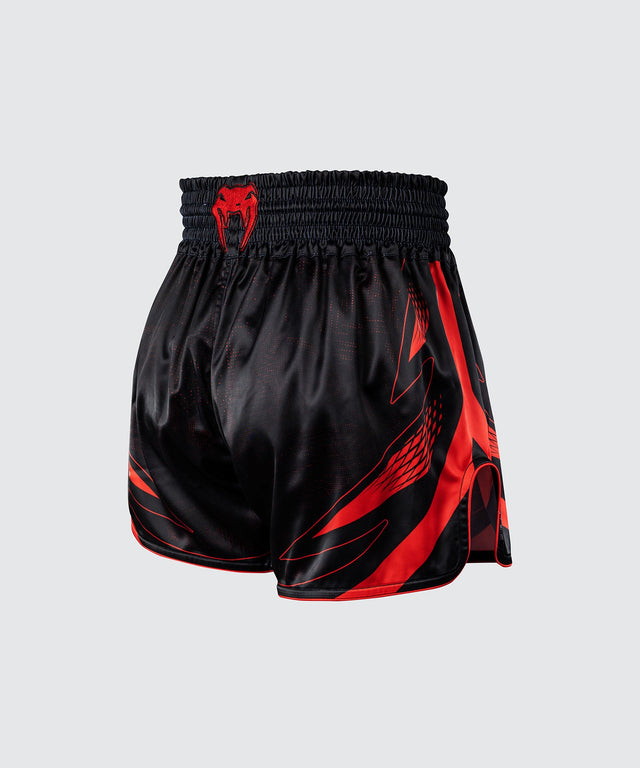 Pantaloni scurți Venum Muay Thai Amazonia Reborn – Negru/Roșu