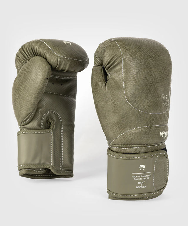 Venum Bokshandschoenen Impact Evo Scales - Legergroen