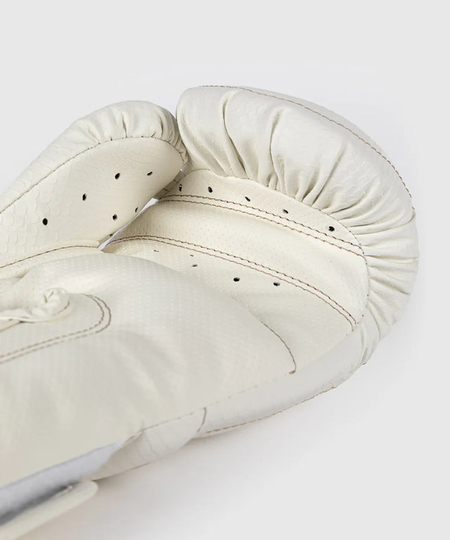 Venum Boxing Gloves Impact Evo Scales - Ivory White