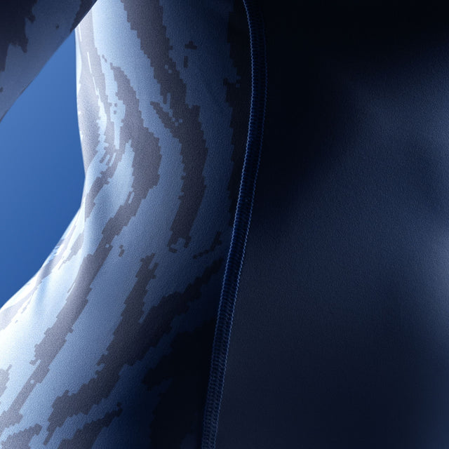 Hayabusa Rashguard Apex Vantage Korte ærmer til kvinder - Blå