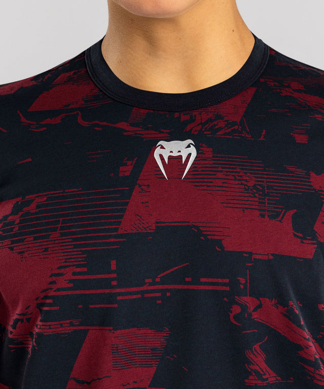 Venum UFC T-shirt Zenith för damer – Marinblå/Bordeaux/Silver