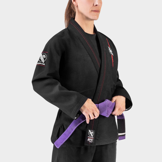 Kimono BJJ Hayabusa x UFC Lightweight da donna – Nero