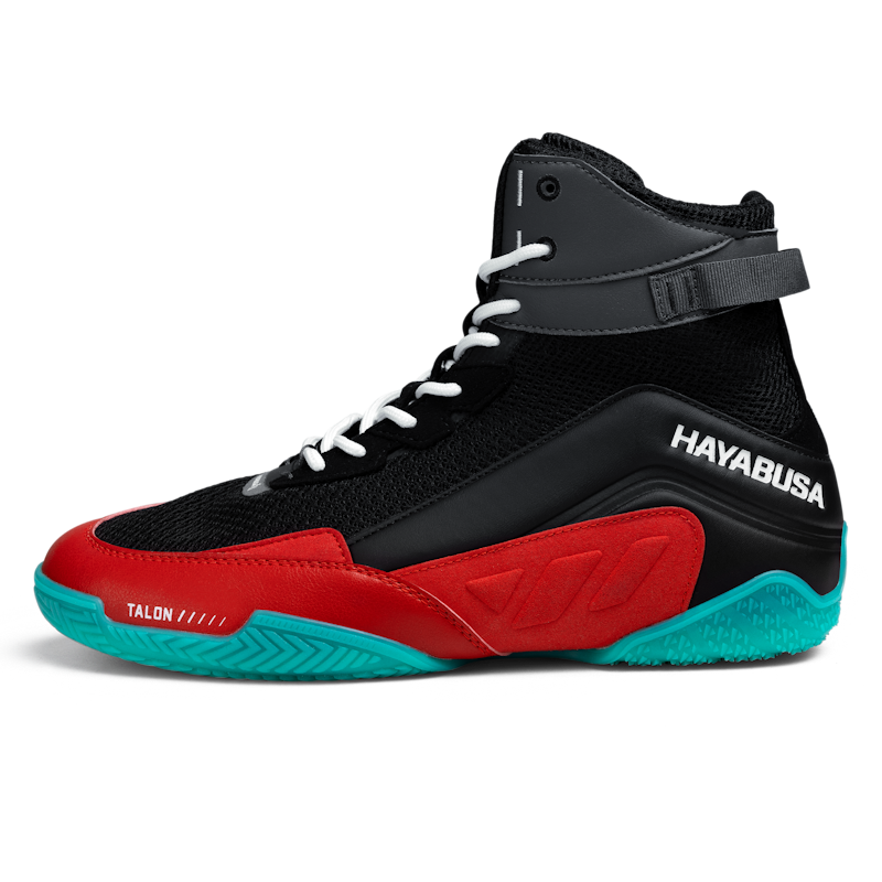 Botas de boxeo Hayabusa Talon – Negro/Rojo/Azul
