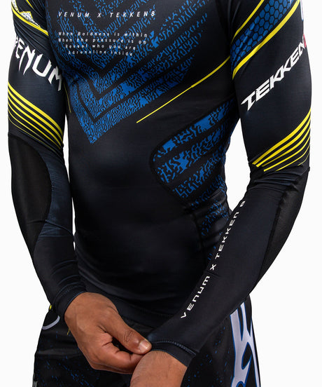 Venum Rashguard TEKKEN 8 King – Černý/Žlutý – foto 7