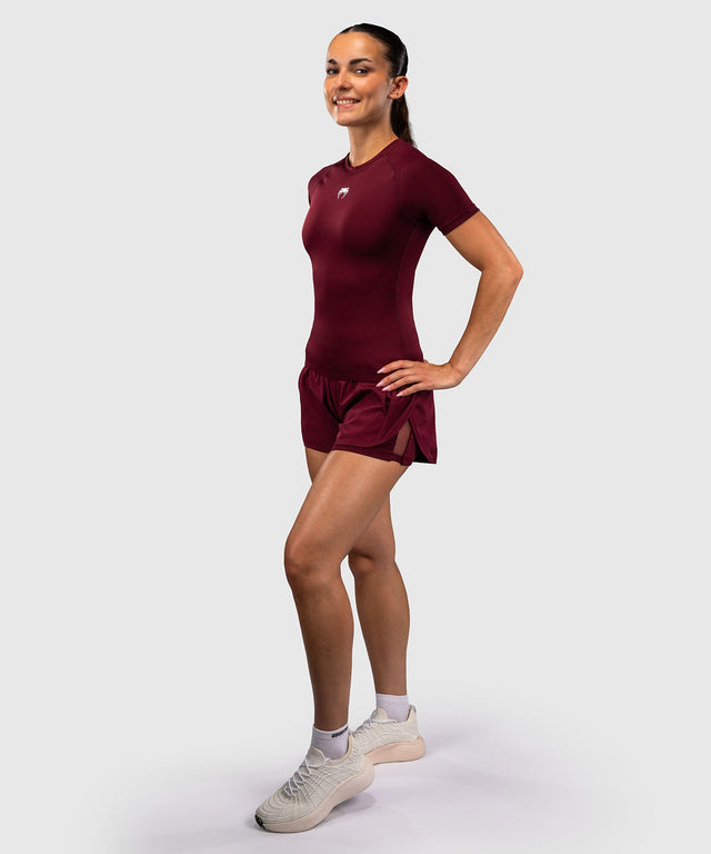 Rashguard Venum Aero XT Mangas Curtas – Ameixa