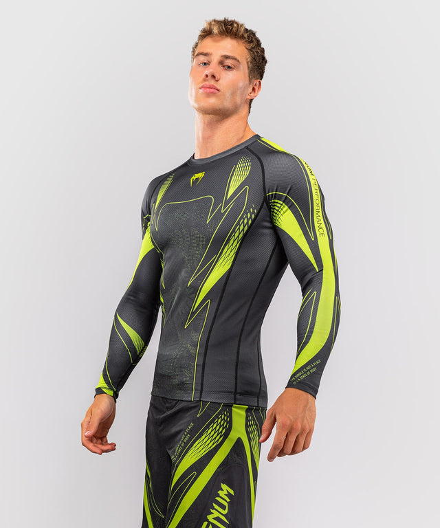 Rashguard Venum Amazonia Reborn Maniche Lunghe - Nero/Verde