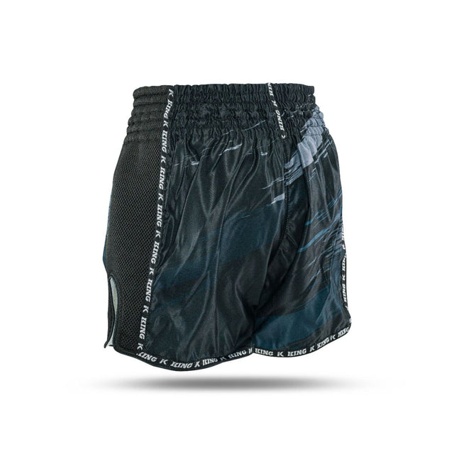 Pantaloncini da kickboxing King Pro Boxing Storm – Nero/Grigio