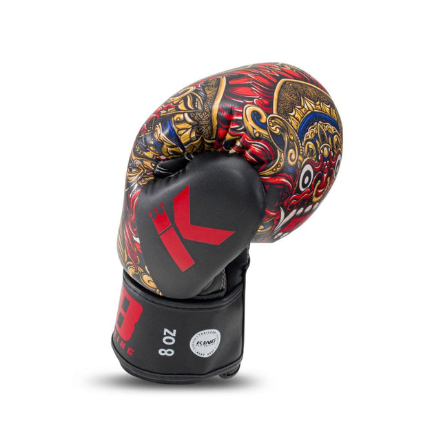 Guantes de boxeo King Pro Boxing BG Baron – Negro/Rojo/Oro