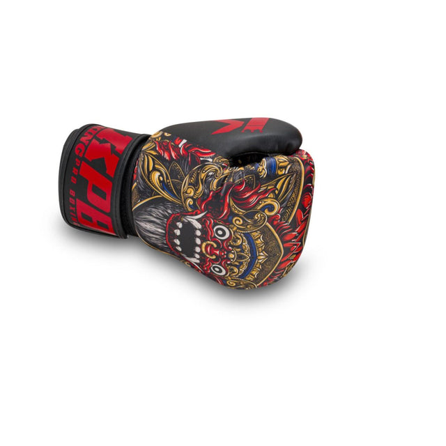 Guantes de boxeo King Pro Boxing BG Baron – Negro/Rojo/Oro