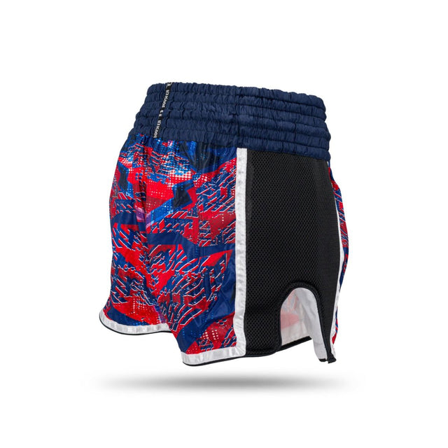 Booster Kickboxningsshorts Alien – Blå/Röd
