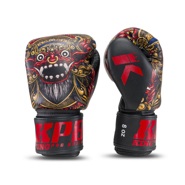 Guantes de boxeo King Pro Boxing BG Baron – Negro/Rojo/Oro