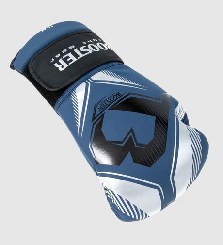 Luvas de boxe Booster Bangkok – Azul/Prata/Preto