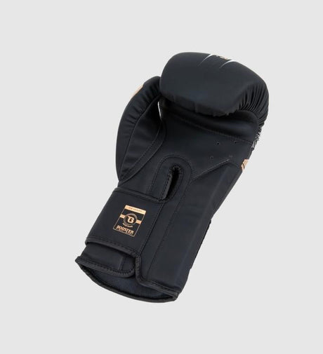 Mănuși de box Booster Bangkok – Negru/Auriu – Mănuși de box