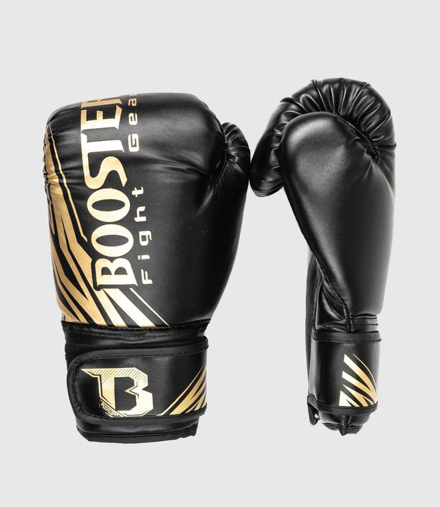Rękawice bokserskie Booster Kickboks Kids – Czarne/Złote