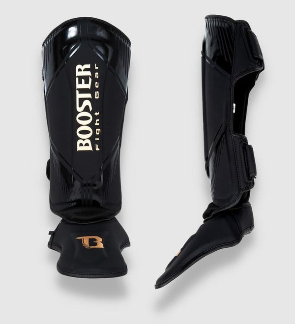 Booster Kickboxing Skinnebensbeskyttere Bangkok – Sort/Guld
