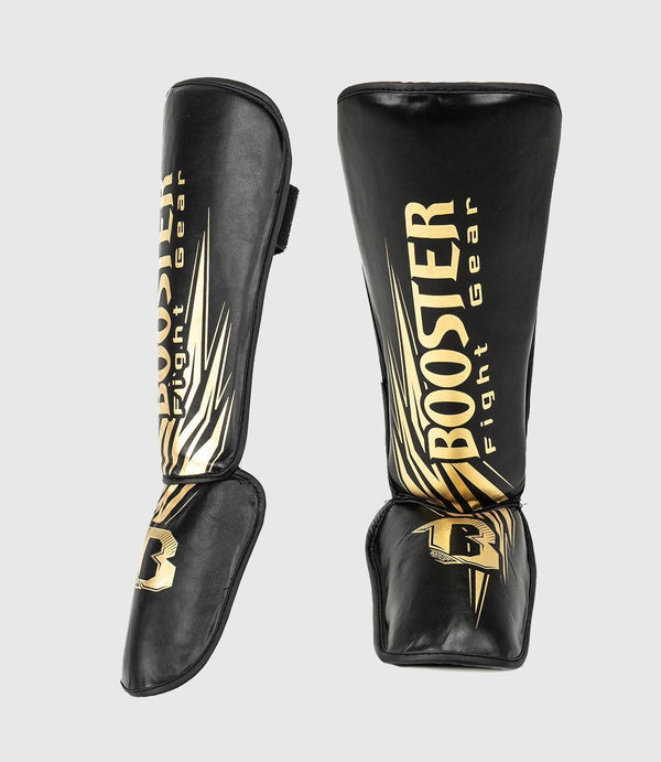 Protège-tibias Booster kickboxing enfant – Noir/Or
