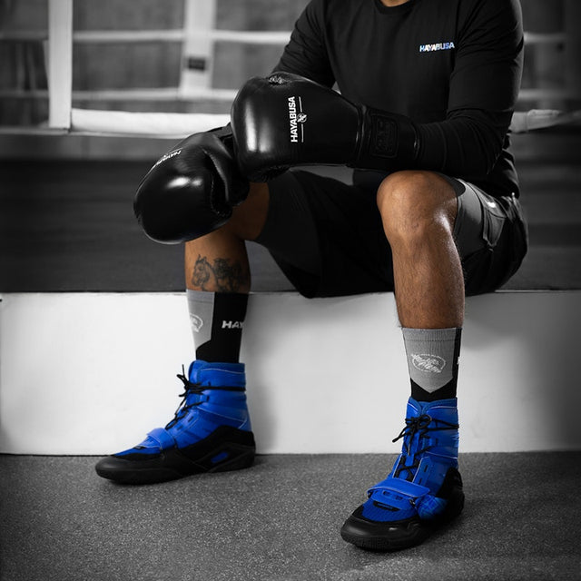 Buty bokserskie Hayabusa Strike – Niebieskie/Czarne
