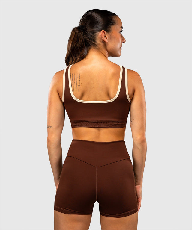 Reggiseno sportivo Venum Viper da donna – Marrone