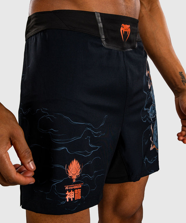 Venum MMA-Shorts Thunder Dragon – Schwarz/Grau/Kupfer