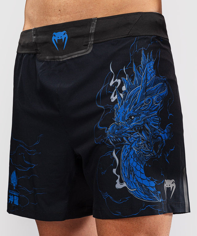 Venum MMA-shorts Thunder Dragon – Sort/Kongeblå