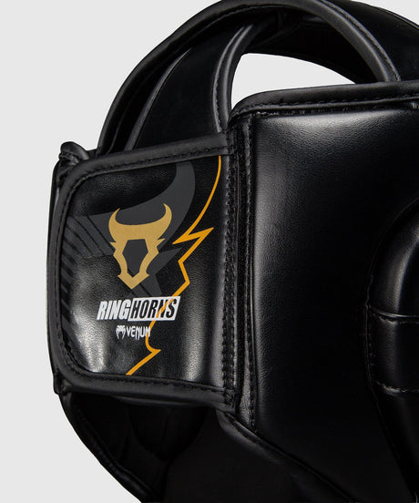 Casque de boxe Ringhorns Charger – Noir/Or